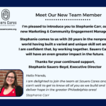 New staff announcement - Stephanie Carr